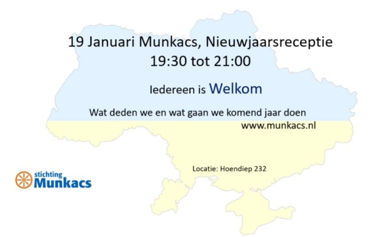 19 januari Munkacs, Nieuwjaarsreceptie